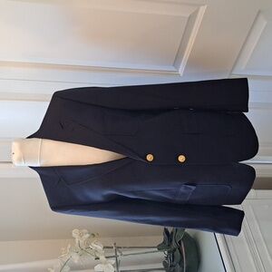Loro Piana x Brooks Brothers Classic Boys Navy Wool Formal Blazer/Sport Coat S18